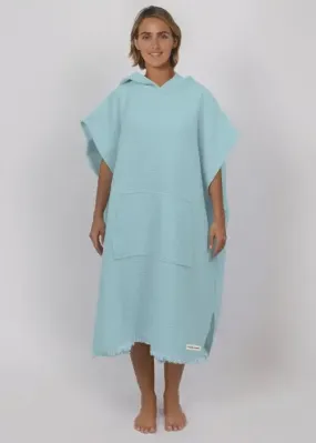 Ocean & Earth - Waffle Poncho - Ladies