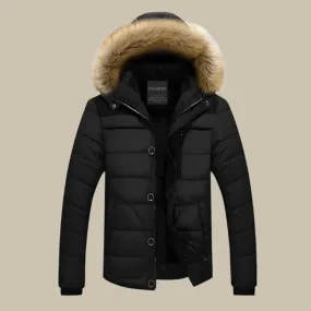 Olaf&Dave Signature Parka | Casual waterdichte fleece gevoerde winterjas met bontkraag