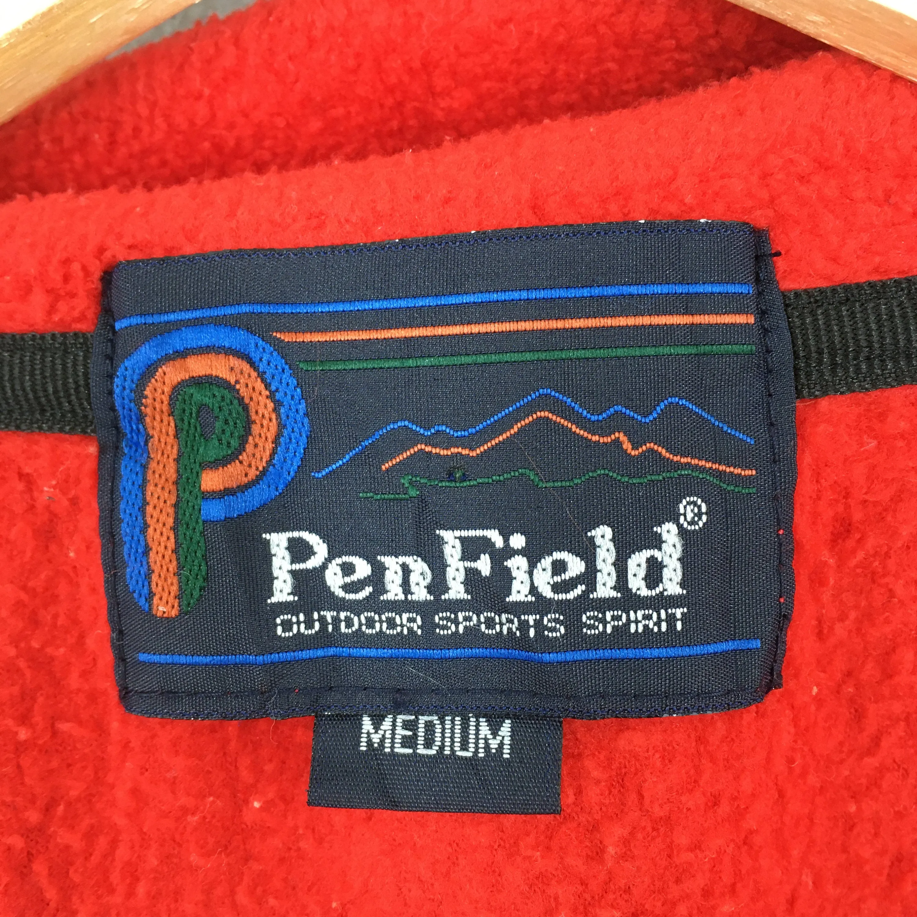 Penfield Polartec Red Fleece Jacket Medium