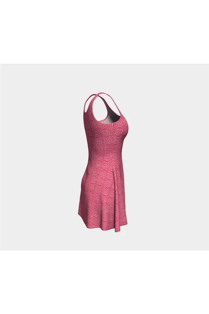 Pink Link Flare Dress