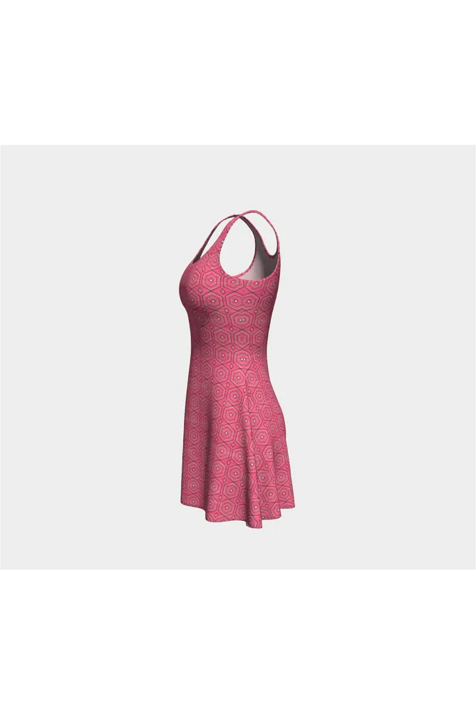 Pink Link Flare Dress