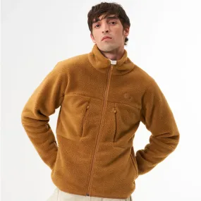 pinqponq Fleece Jacket Men Ginger Biscuit