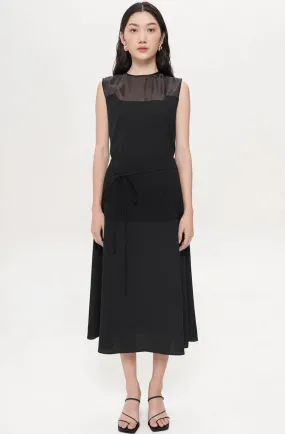 Polene Midi Skirt In Black