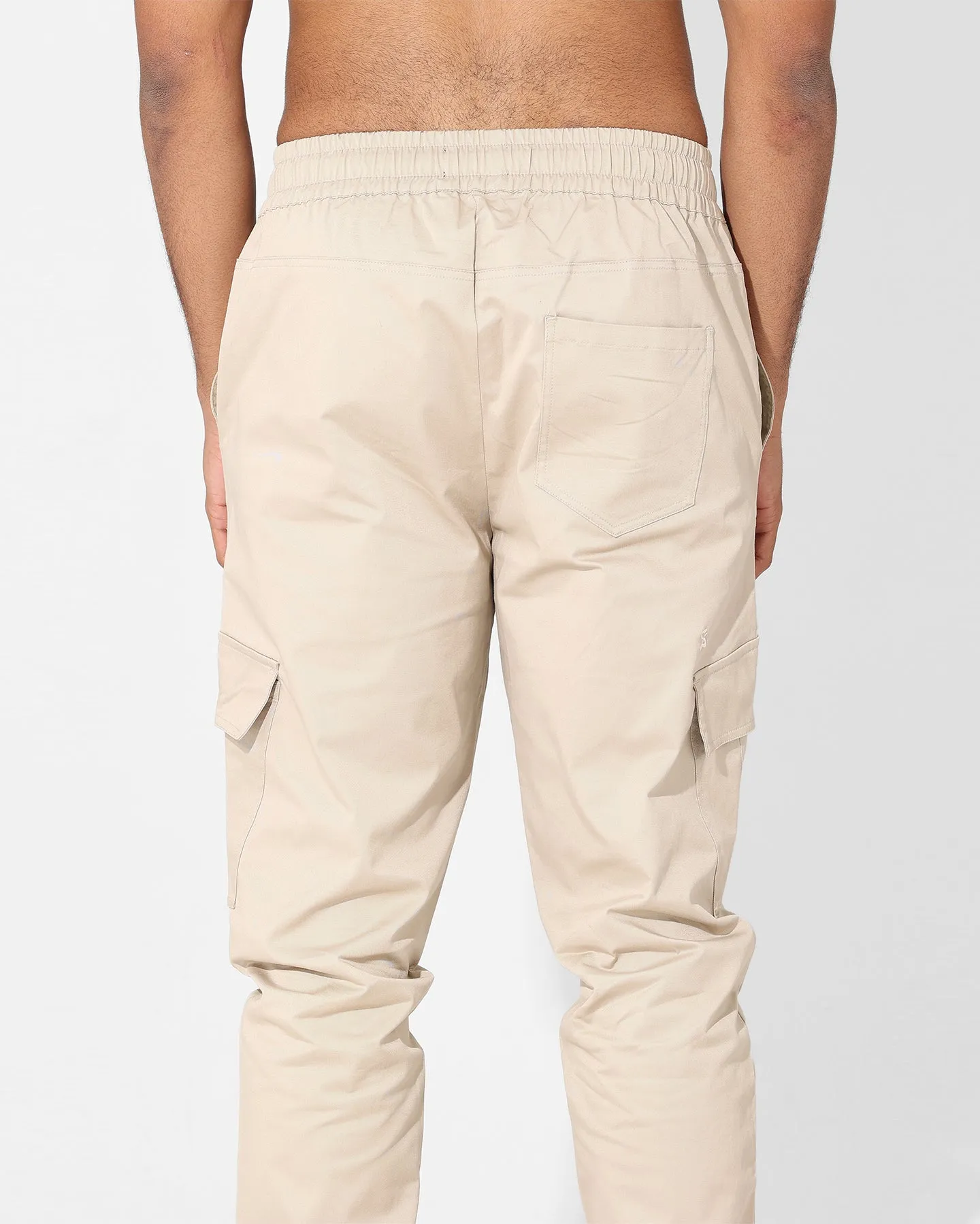 Saint Morta Tapered Cargo Pants Stone