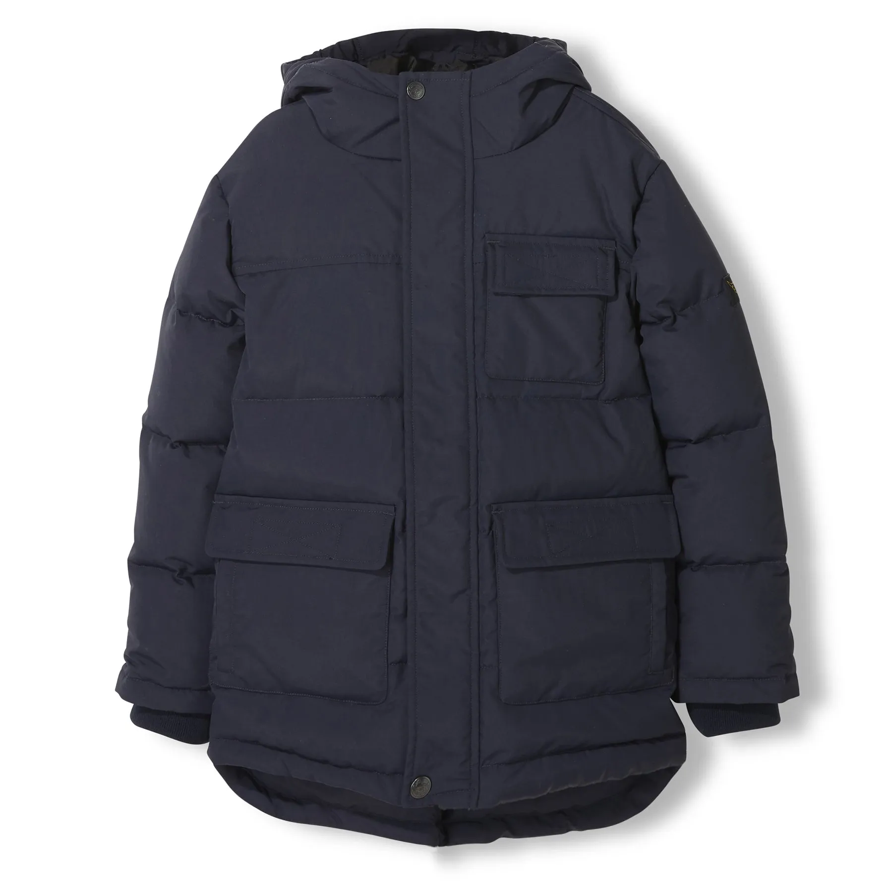 SNOWTOWN Navy -  Woven Down Parka