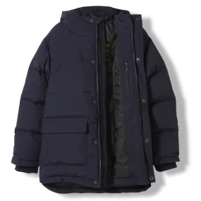 SNOWTOWN Navy -  Woven Down Parka