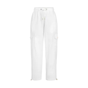 THE AVO CARGO PANTS-WHITE