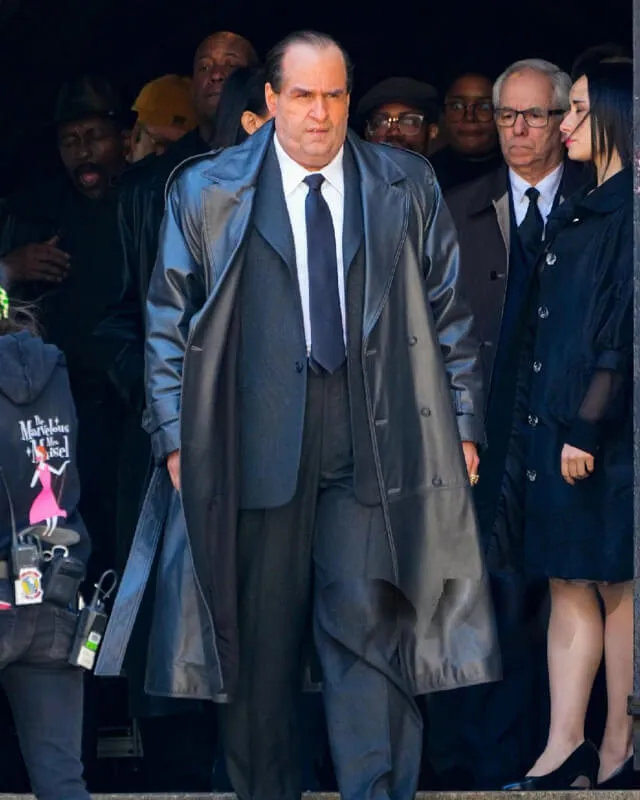 The Batman The Penguin Colin Farrell Leather Coat