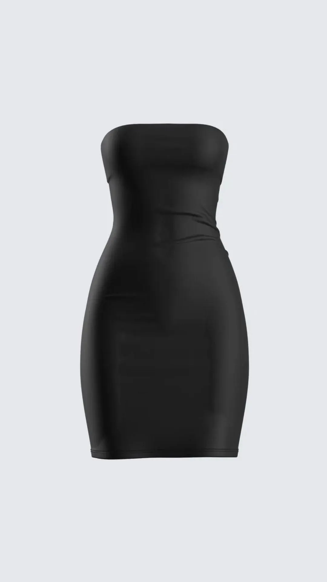 Tube Black Dress