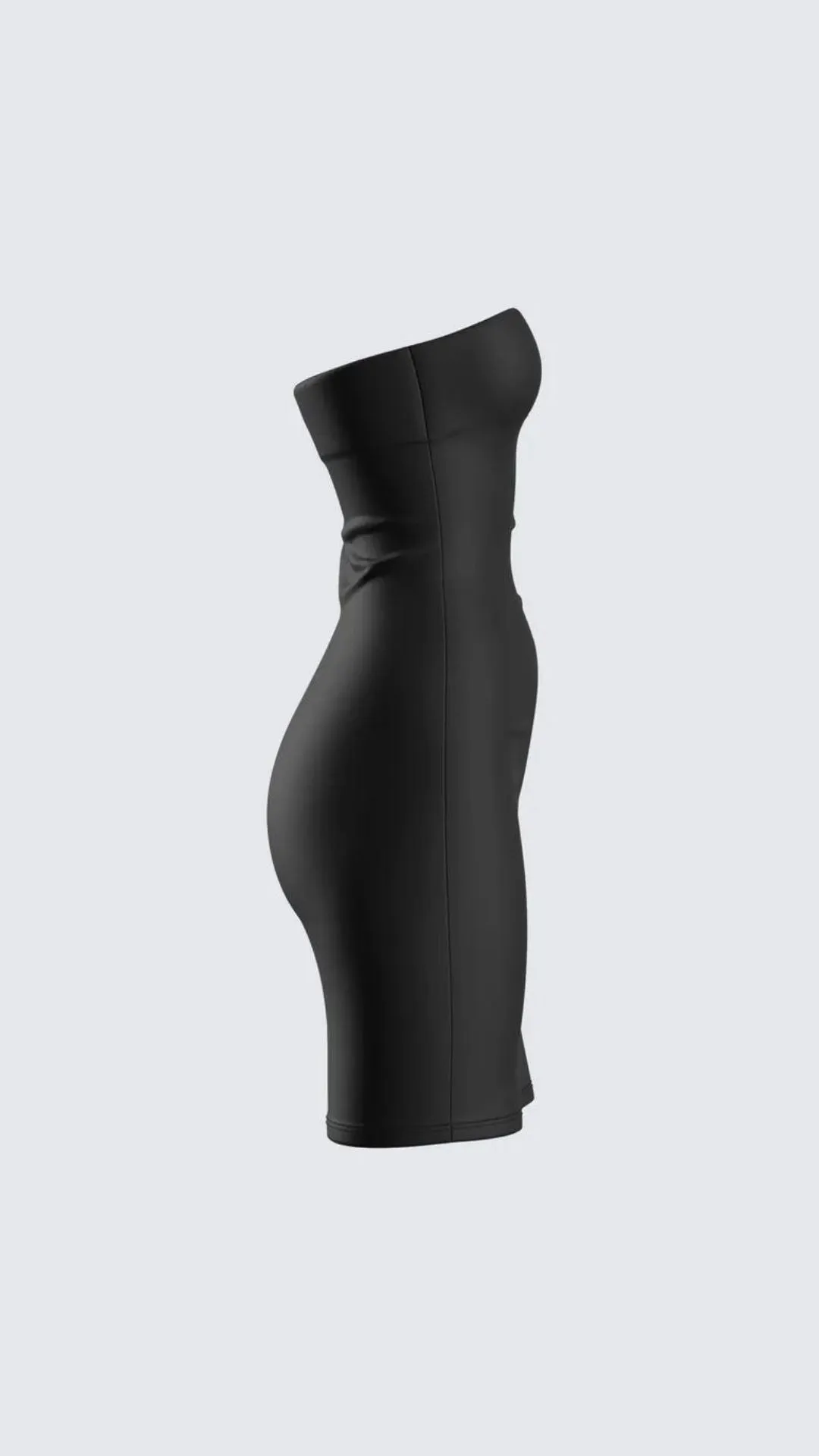 Tube Black Dress