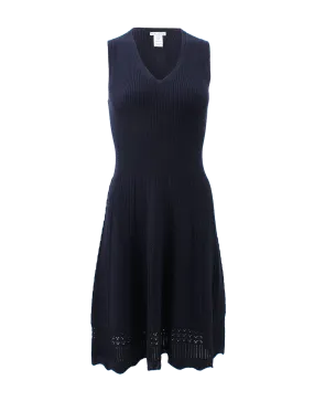 V-Neck Knit Dress