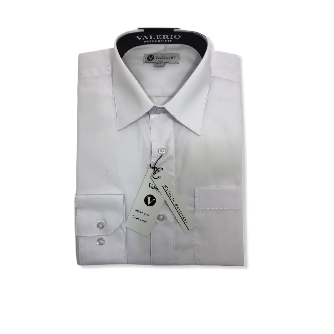 Valerio White Dress Shirt (NEW)