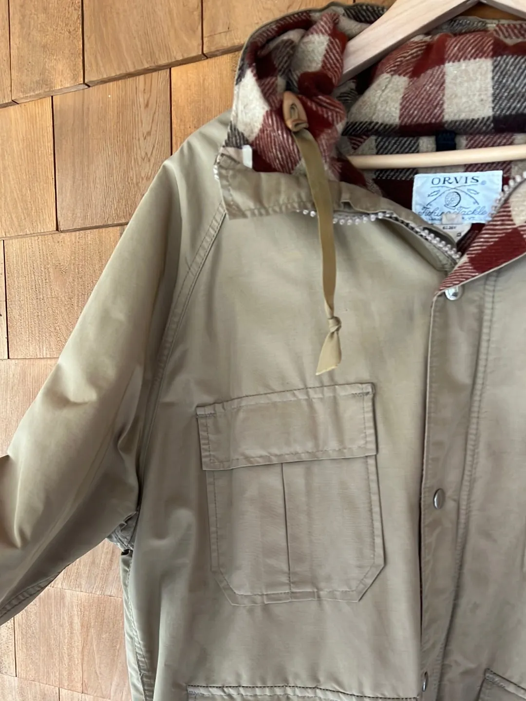 Vintage ORVIS Blanket Lined Parka - Tan