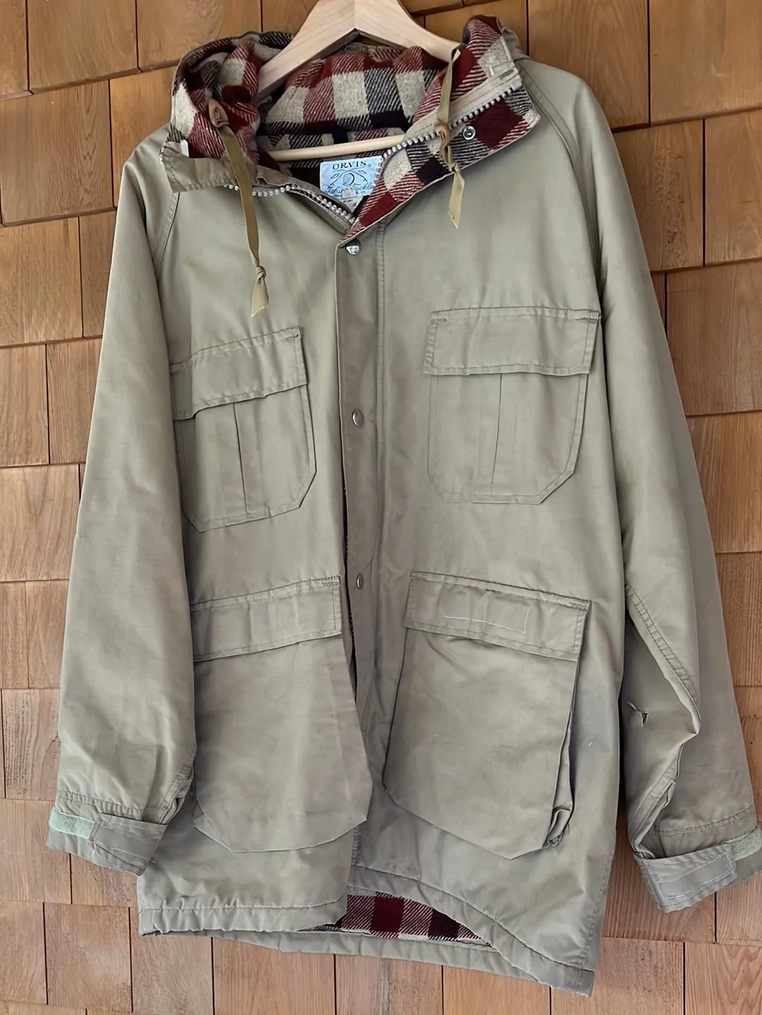 Vintage ORVIS Blanket Lined Parka - Tan