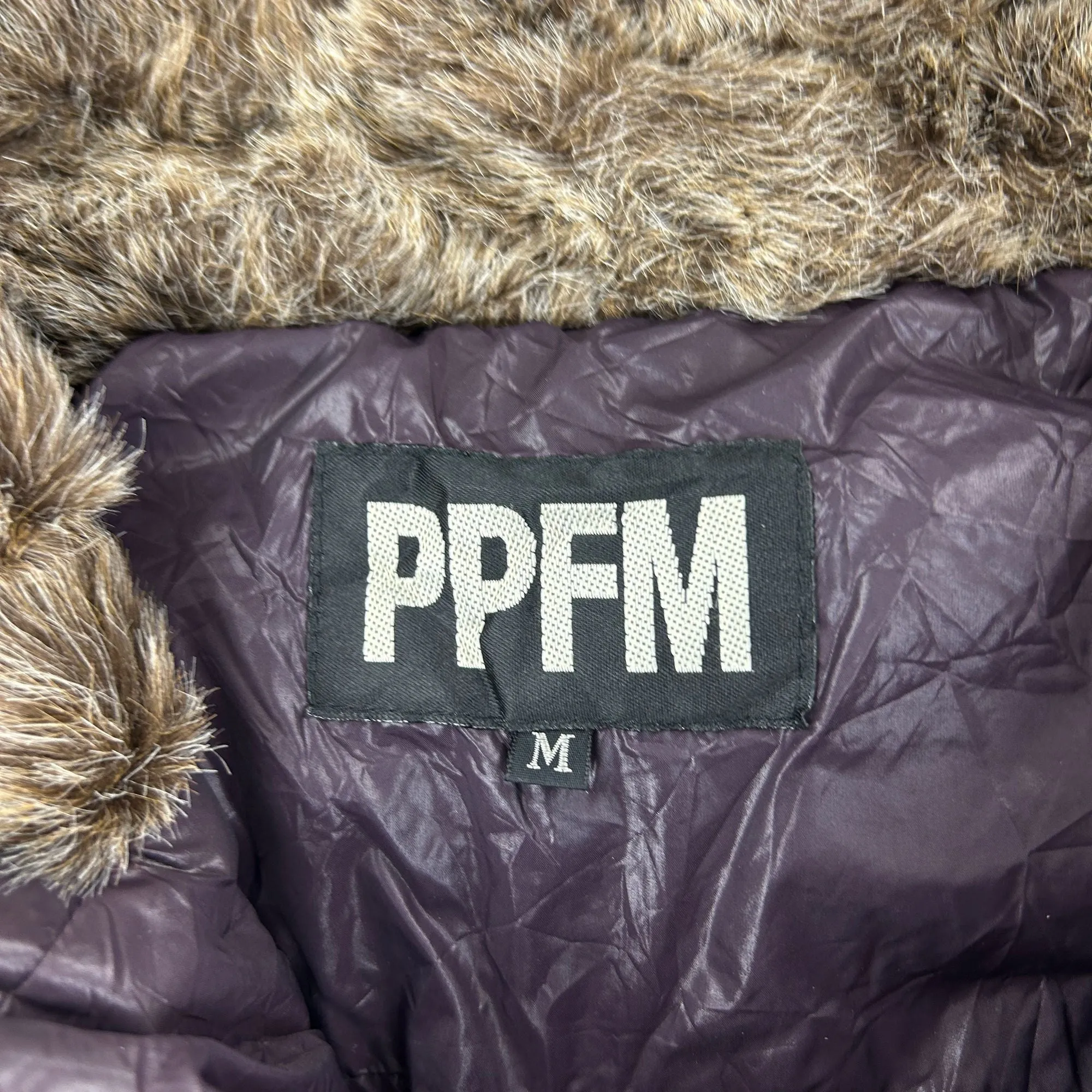 Vintage PPFM Parka Hooded Puffa Jacket Size M