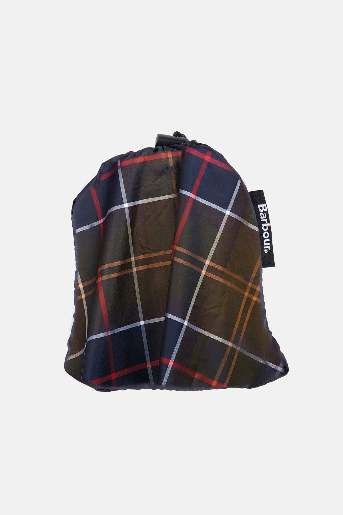 Waterproof tartan poncho