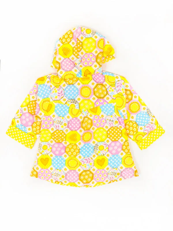 WG Newborn Hooded T-Shirt 3Mths - 6Mths Designed Yellow