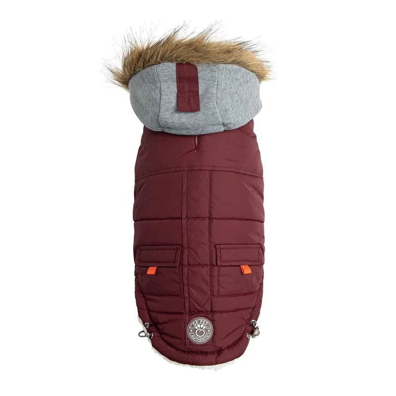 Winter Sailor Parka - Burgundy: Stylish Warmth for Every Walk