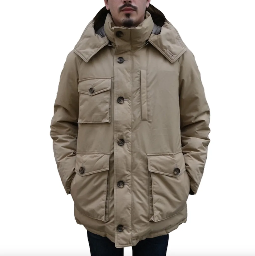 Zanter Down Parka Jacket (Beige)