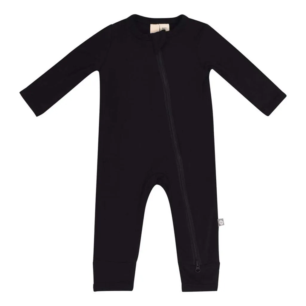 Zippered Romper - Midnight